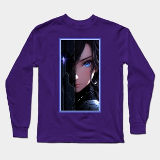 Anime Girl Eye | Quality Anime Artwork | Anime Aesthetic | Manga Anime Art Long Sleeve T-Shirt